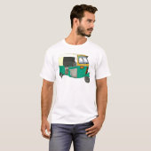Indische Rickshaw T-shirt (Voorkant volledig)