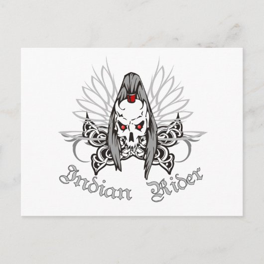 Indische Rider Briefkaart (Voorkant)