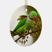 Indische ringhalspapegaai keramisch ornament (Rechts)