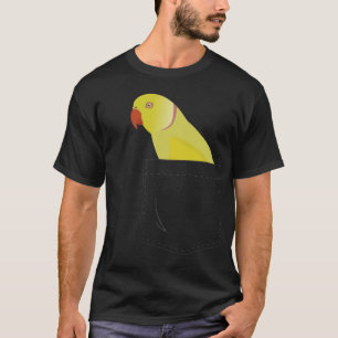 Indische Ringnek Parkiet Papegaai In Uw Voorzak T-shirt