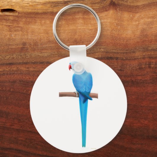 Indische ringnek-parkiet-Sleutelhanger Sleutelhanger (Voorkant)