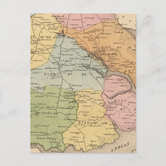 Indische rivier briefkaart (Voorkant)