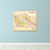 Indische rivier canvas afdruk (Insitu (Houten vloer))