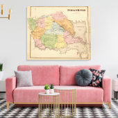 Indische rivier canvas afdruk (Insitu (Woonkamer))