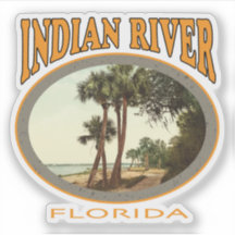 Indische rivier Florida met oud beeld