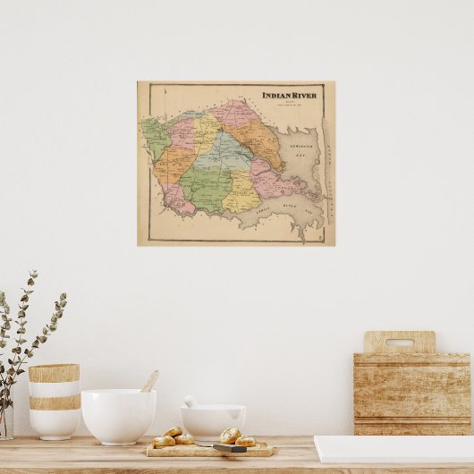 Indische rivier poster (Keuken)