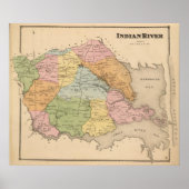 Indische rivier poster (Voorkant)