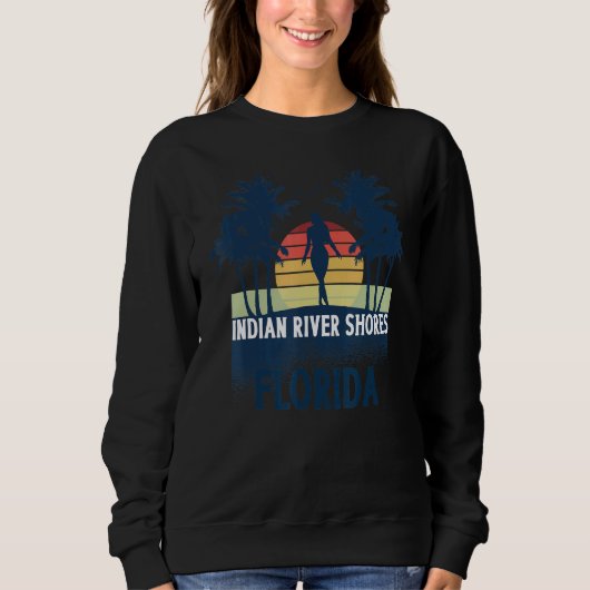 Indische rivier Shores Florida Beach Summer Vacati Trui (Voorkant)