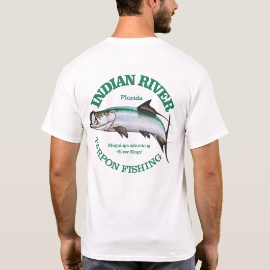 Indische rivier (Tarpon) T-shirt (Achterkant)