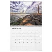 Indische rivierbrug kalender (Feb 2026)