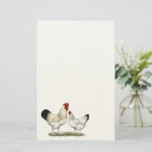 Indische rivierkippen briefpapier (Staand voorkant)