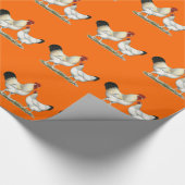 Indische rivierkippen cadeaupapier (Hoek)