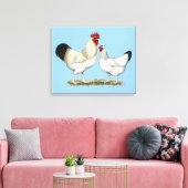 Indische rivierkippen canvas afdruk (Insitu (Woonkamer))
