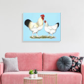 Indische rivierkippen canvas afdruk (Insitu (Woonkamer))