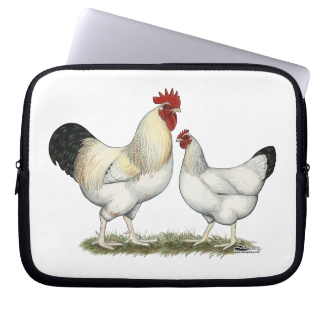 Indische rivierkippen laptop sleeve (Voorkant)