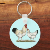 Indische rivierkippen sleutelhanger (Voorkant)