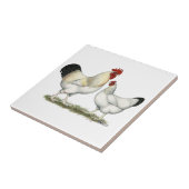 Indische rivierkippen tegeltje (Zijkant)