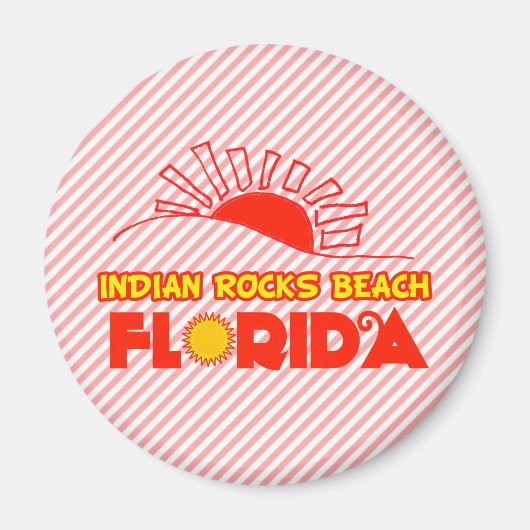 Indische Rocks Beach, Florida Magneet (Voorkant)