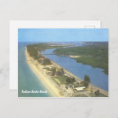 Indische Rocks Beach, Florida,  strandscène Briefkaart (Voorkant / Achterkant)