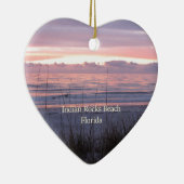 Indische Rocks Beach, Florida Sunset Keramisch Ornament (Rechts)