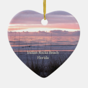 Indische Rocks Beach, Florida Sunset Keramisch Ornament