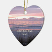 Indische Rocks Beach, Florida Sunset Keramisch Ornament (Links)