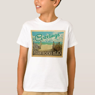 Indische Rocks Beach Vintage-reis T-shirt