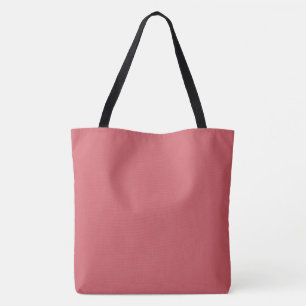 Indische rode effen kleur tote bag