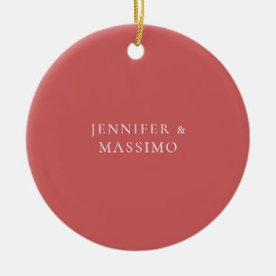 Indische rode minimalistische gewone moderne esthe keramisch ornament