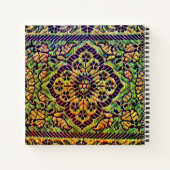 Indische sari Design Notitieboek (Achterkant)