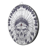 Indische schedel dartbord (Voorkant Rechts)