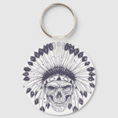 Indische schedel sleutelhanger (Voorkant)