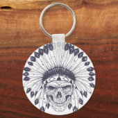 Indische schedel sleutelhanger (Voorkant)