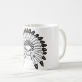 Indische schedelhoofd koffiemok (Voorkant rechts)