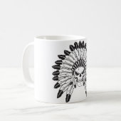 Indische schedelhoofd koffiemok (Voorkant links)