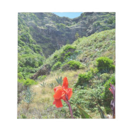 Indische scheut (Canna indica purpurea) Notitieblok