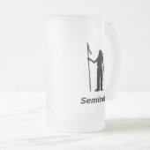 Indische Seminole Matglas Bierpul (Voorkant rechts)