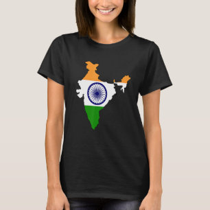 Indische shirt, Indiase vlag, indi T-shirt