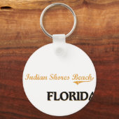 Indische Shores Beach Florida Classic Sleutelhanger (Voorkant)