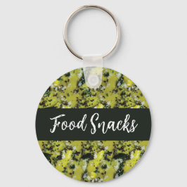 Indische snacks Dhokla Ontbijt Voedsel Sleutelhanger