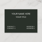 Indische snacks Dhokla Ontbijt Voedsel Visitekaartje (Achterkant)