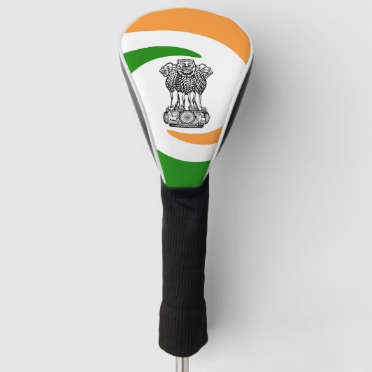 Indische spiraalvlag golfheadcover (Voorkant)