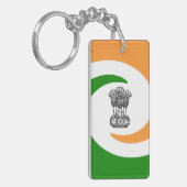 Indische spiraalvlag sleutelhanger (Voorkant Links)