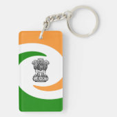 Indische spiraalvlag sleutelhanger (achterkant)