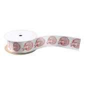 Indische Spirit Ribbon Satijnen Lint (Spoel)
