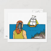 Indische spots Mayflower Briefkaart (Voorkant / Achterkant)