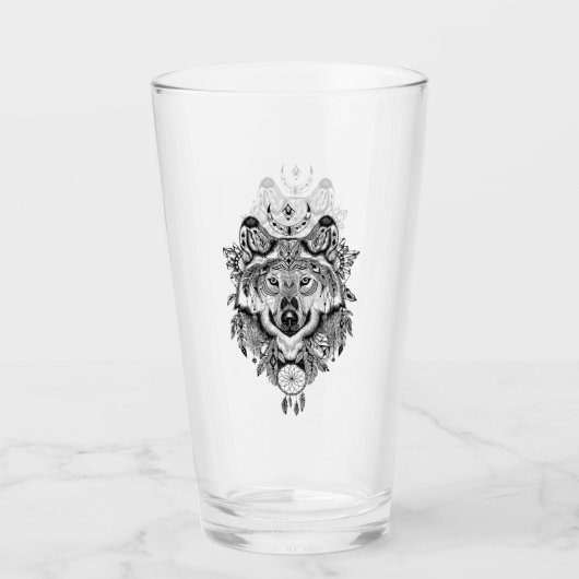 Indische stam Wolf Glas (Voorkant)