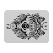 Indische stam Wolf Magneet (Horizontaal)