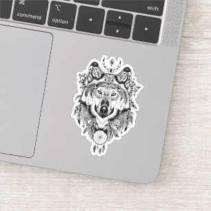 Indische stam Wolf Sticker
