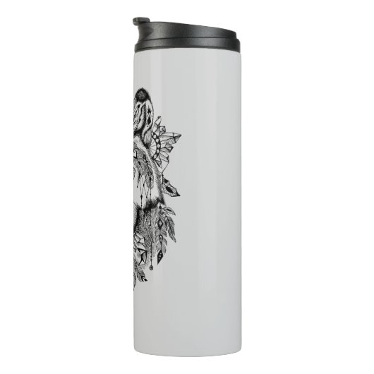 Indische stam Wolf Thermosbeker (Geroteerd rechts)